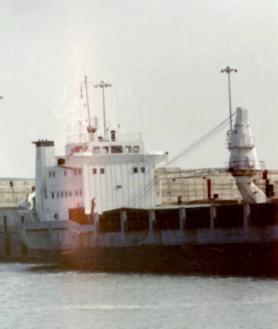 Imagen secundaria 2 - Un barco, esperando tareas de reparación y el Peña Sagra, otro buque que pasó por San Martín. 