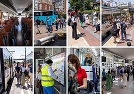«Del bus al tren. Del tren a otro tren con avería incluida. Es una locura»