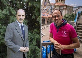 José Ángel Diestro, a la izquierda, y Juan Ignacio Ramírez, la derecha.