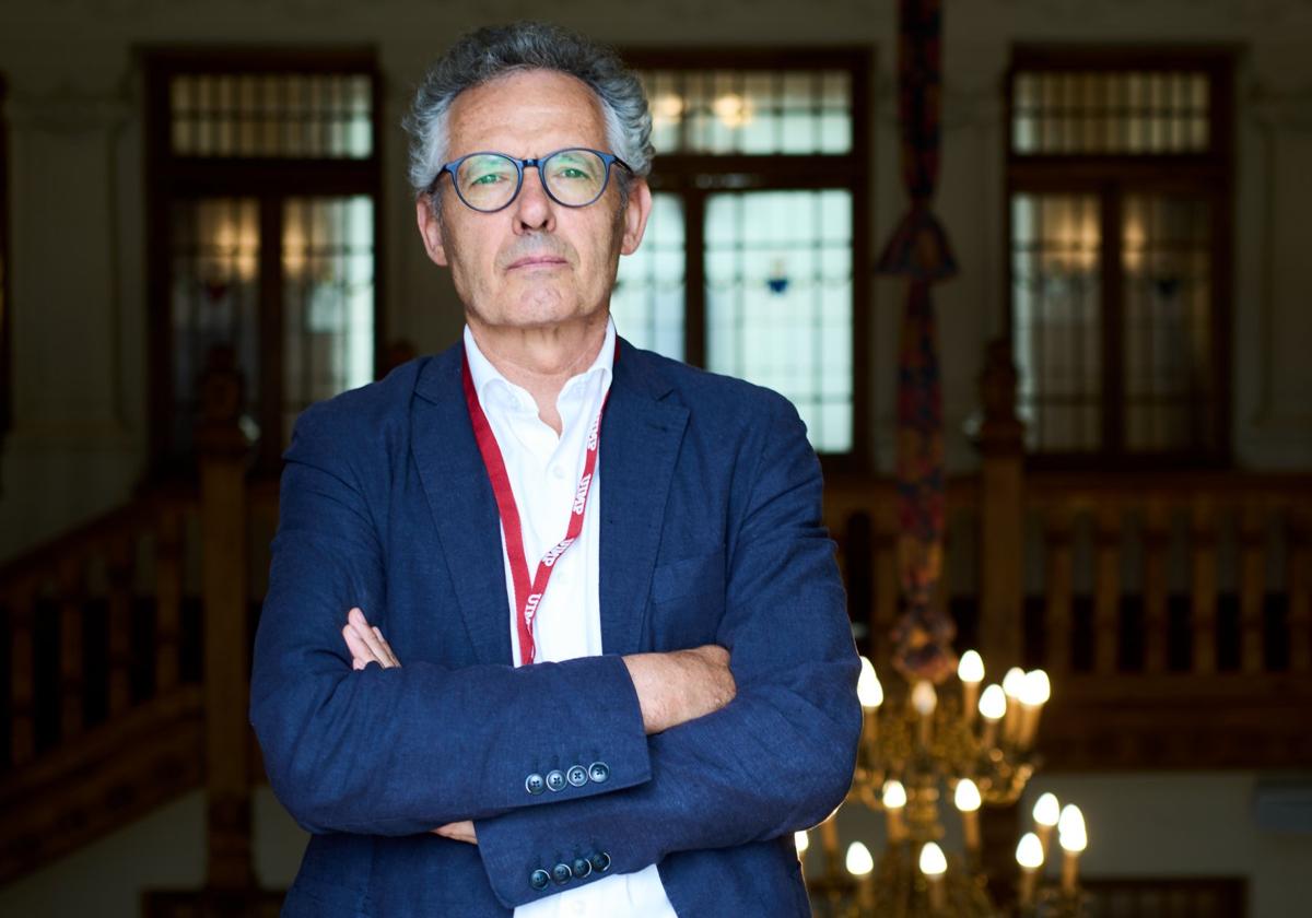 Alberto Garrido, director del Observatorio del Agua de la Fundación Botín, en La Magdalena.