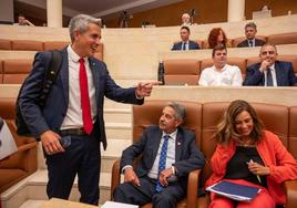 Pablo Zuloaga hoy en el Parlamento