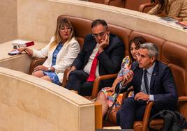 Pablo Zuloaga, toma la palabra desde su escaño