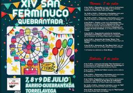 El barrio Quebrantada festeja este fin de semana su San Ferminuco con música, juegos y pasacalles