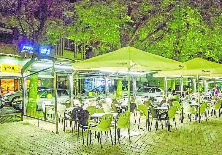 La nueva terraza se instaló sobre la Alameda en el verano de 2021.