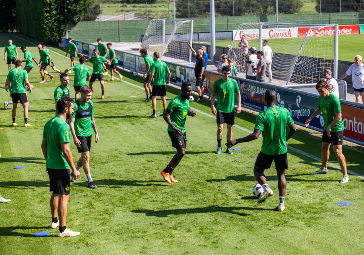 El primer equipo del Racing cuenta en estos momentos con veinte futbolistas.