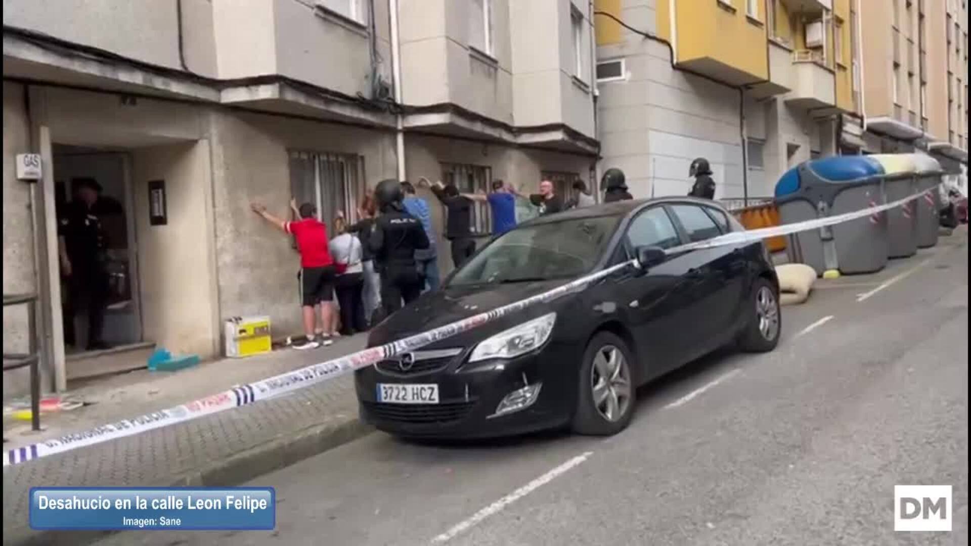 Desahucio en la calle León Felipe de Santander