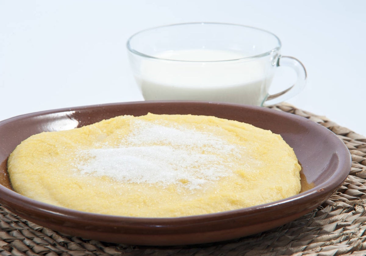 Pulientas, un postre tradicional de Cantabria.