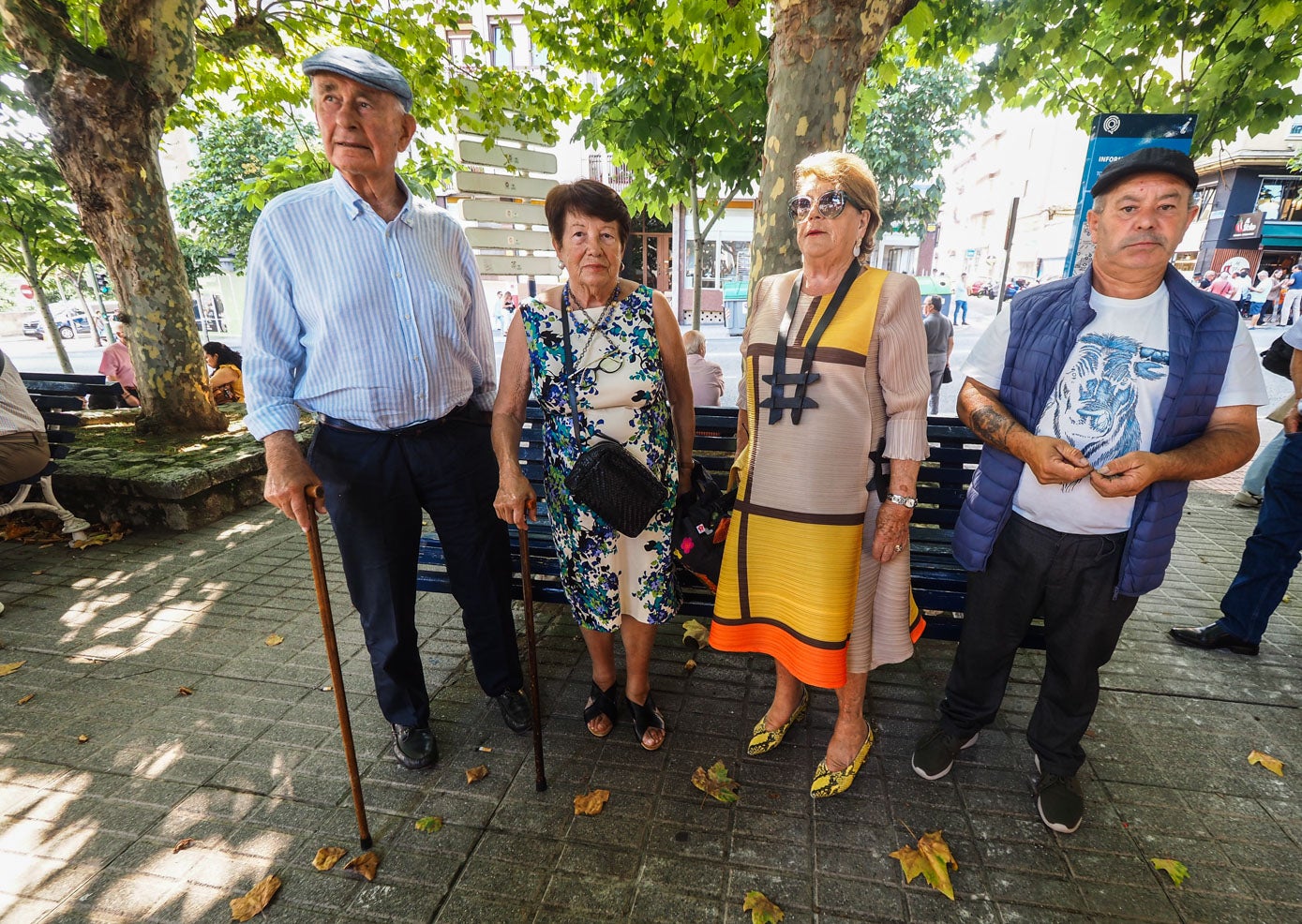 José Luis Corral, Rosa María Celis, María Ángeles Ruiz y Pedro López.