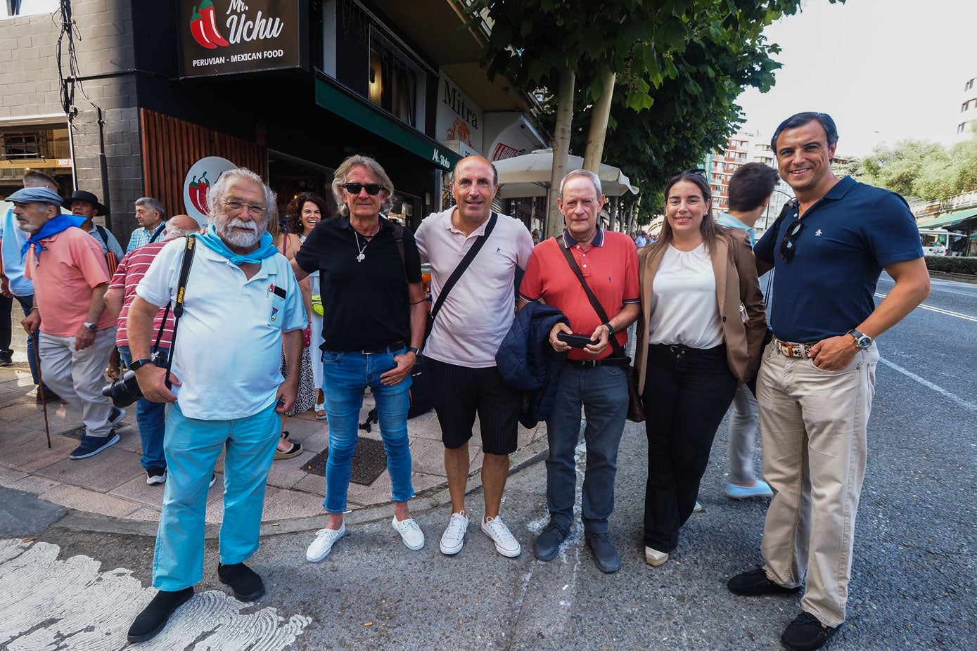 Ángel López, Jorge Cancho, Pedro Martínez, Carlos Santoyo, Libertad Rodríguez y Joaquín Garjona