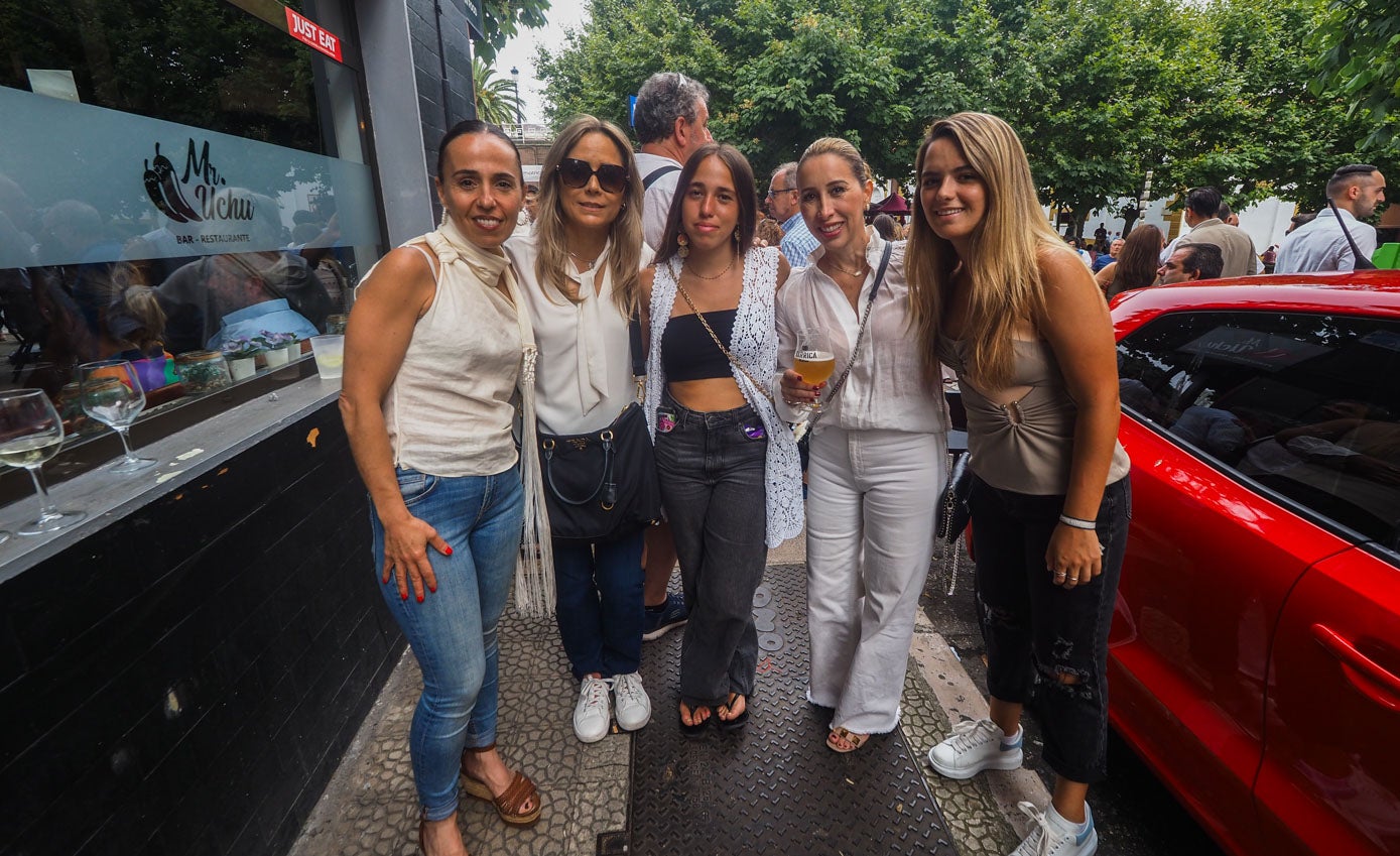 Malena Salmones, Elisabeth Díaz, Luciana Rosas, Soraya Valdés y Andrea Díaz