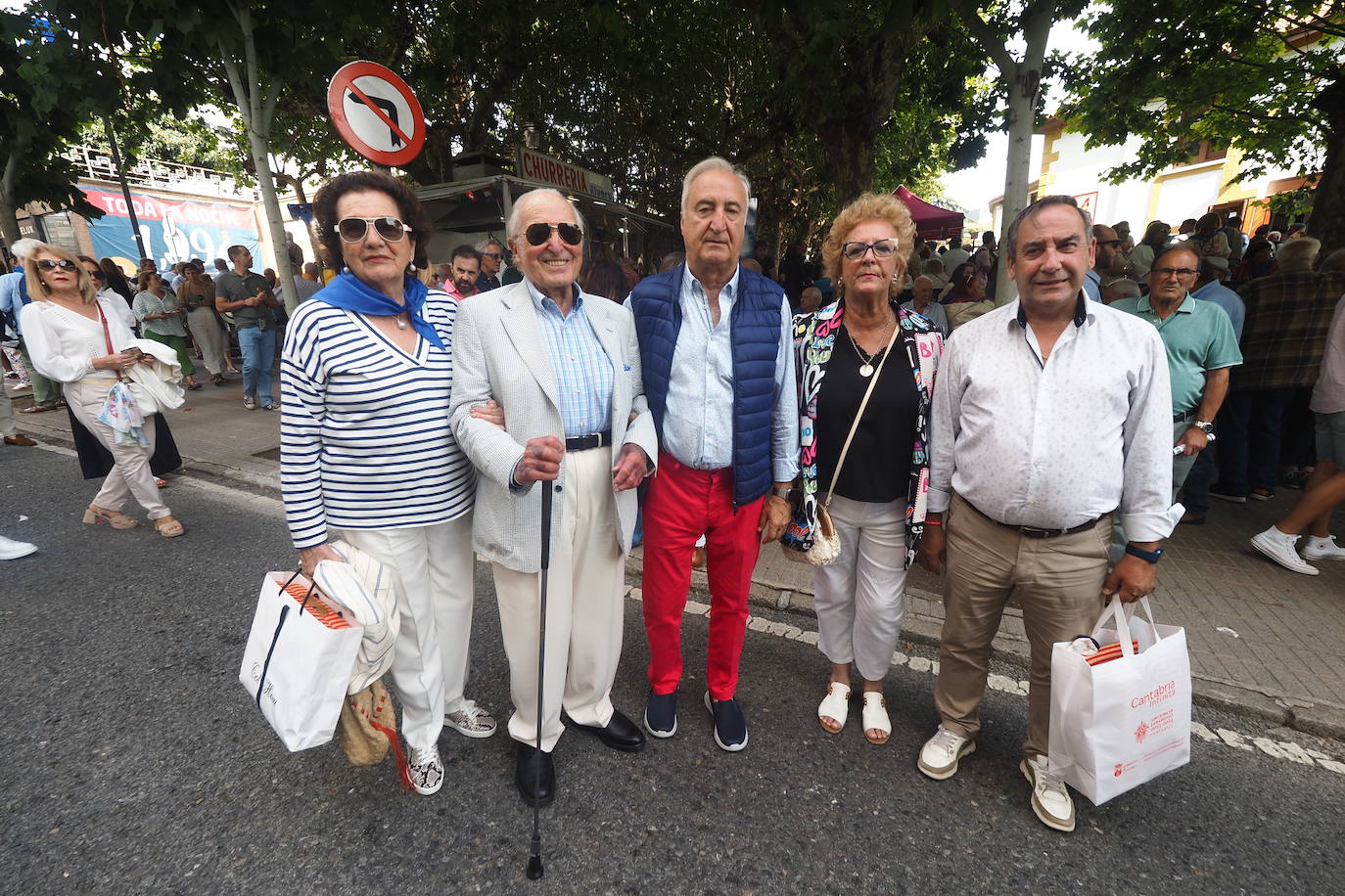 Luisa María Quintana, Antonio López, Juan Renedo, Esperanza Sáiz y Santiago Flor.