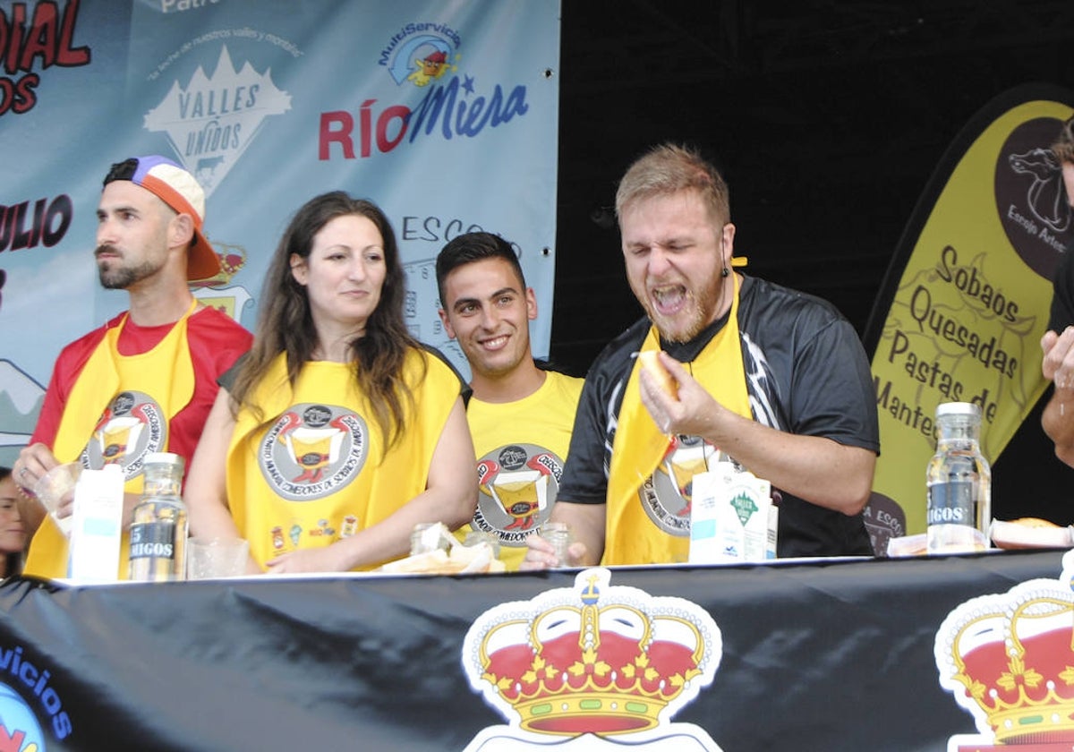 Comedores de sobaos, una competición con mucho fondo