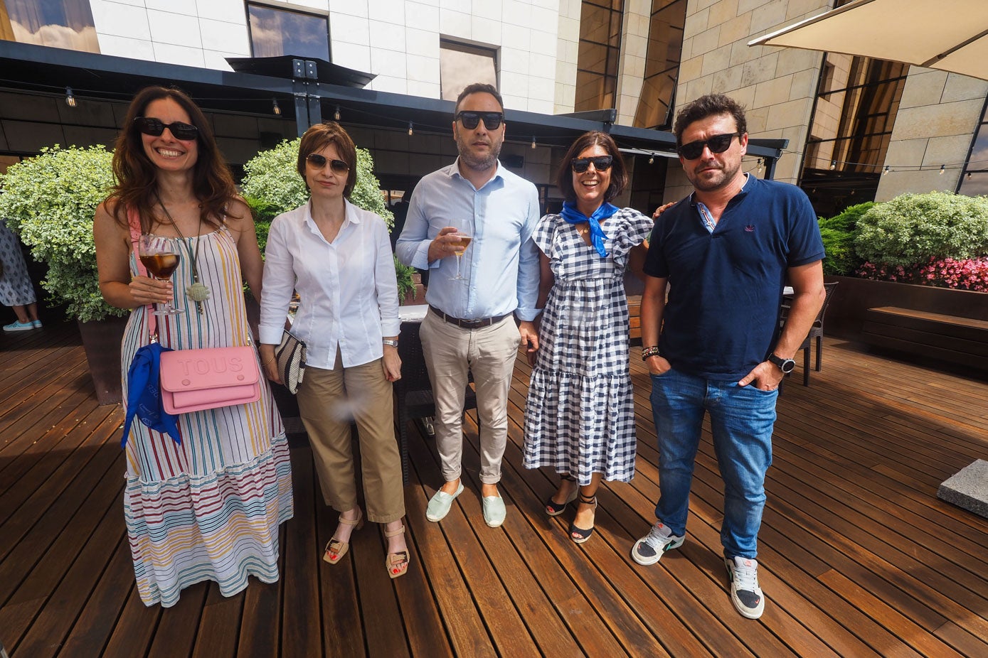 Angélica Guadalupe, Ana Sánchez, Edu de la Hera, Henar Scheilch y José Luis Celada. 