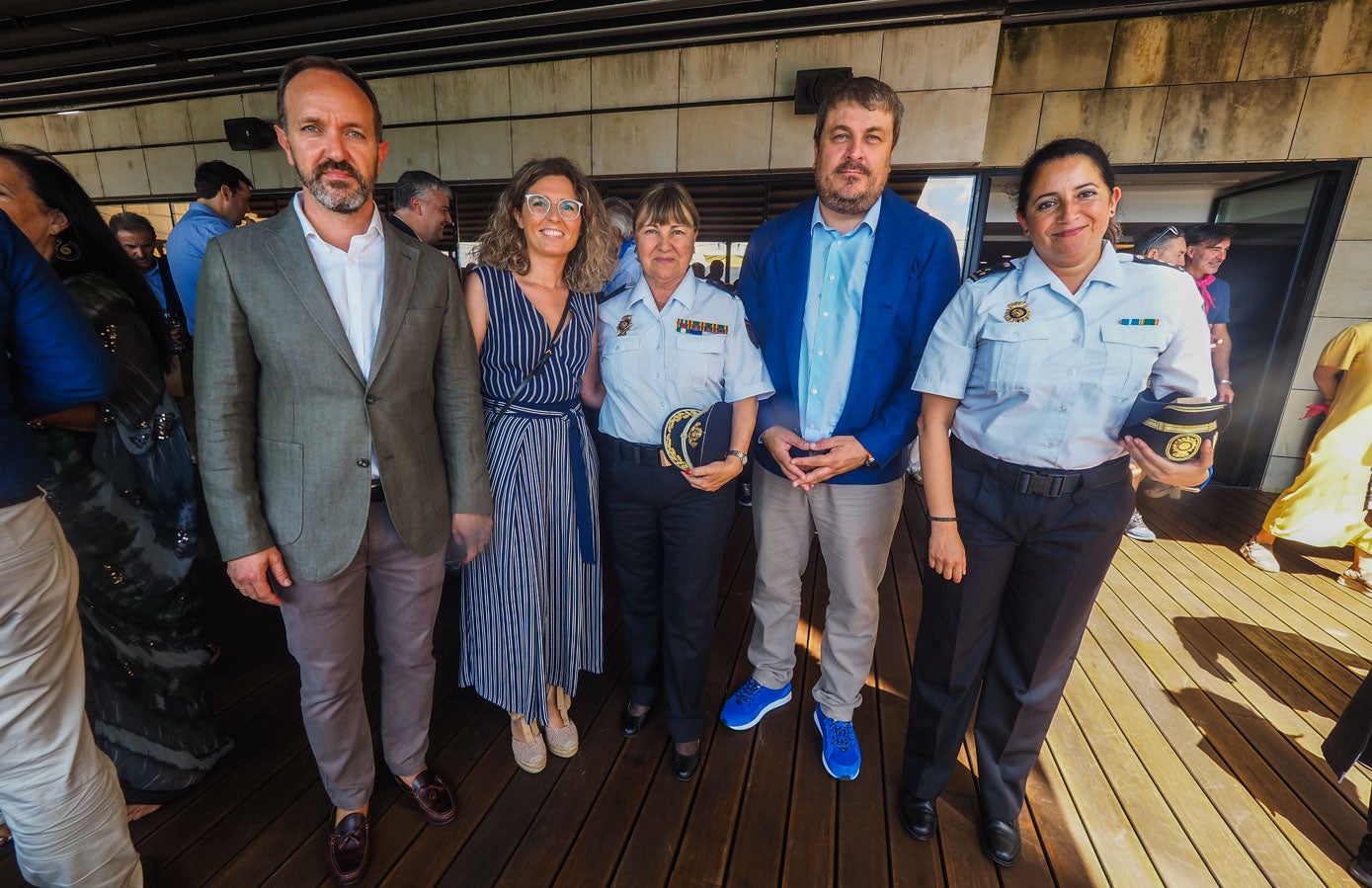 Carlos Fernández, Felicia Galán, Carmen Martínez, Roberto Castilla y Marta Carbajo. 