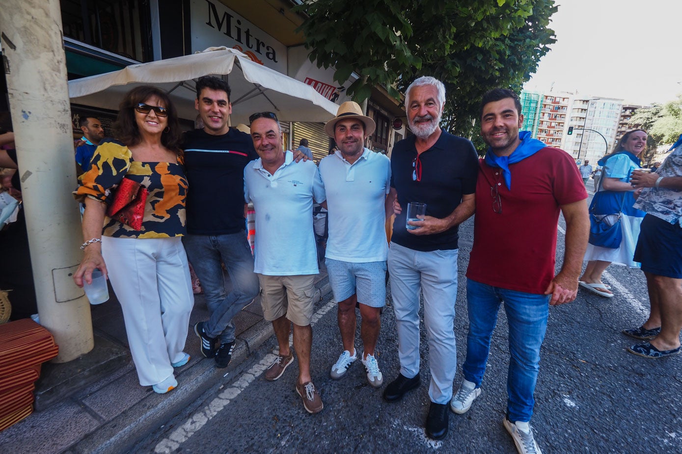 Balbi Herrera, Facundo Mazón, Fermín Ruiz, David Ruiz, José Luis Peña y Fermín Ruiz.