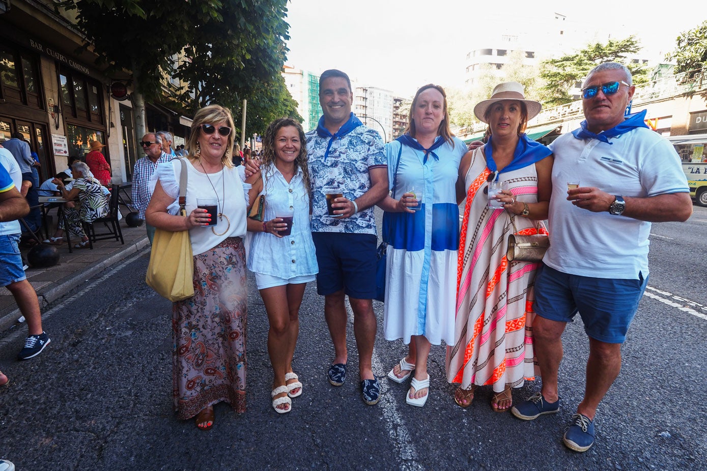 Ana Julia García, Raquel García, Daniel Manuel Campo, Sonia Merino, Yolanda Merino y Miguel Ángel Marañón.