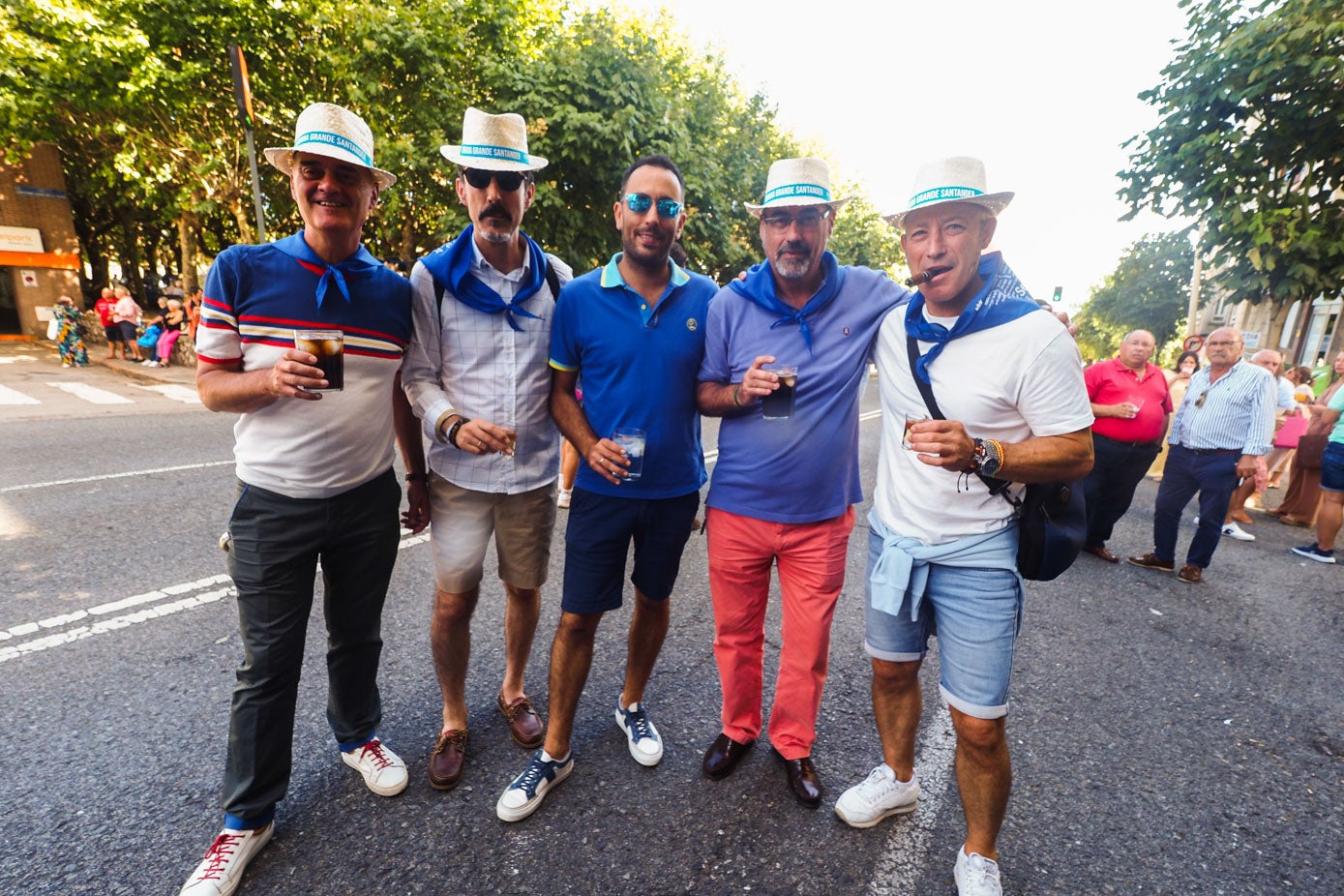 Juanjo Campo, Rafa Merino, Jorge Merino, Javier Campo y José Luis Bustillo.