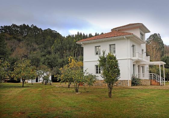 Casa de los limones en Novales, donde se llevará a cabo el mercadillo.