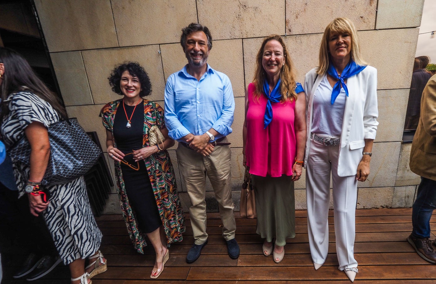 Claudia Iza, Cristóbal Palacio, Leticia Díaz y Manuela Bolado.