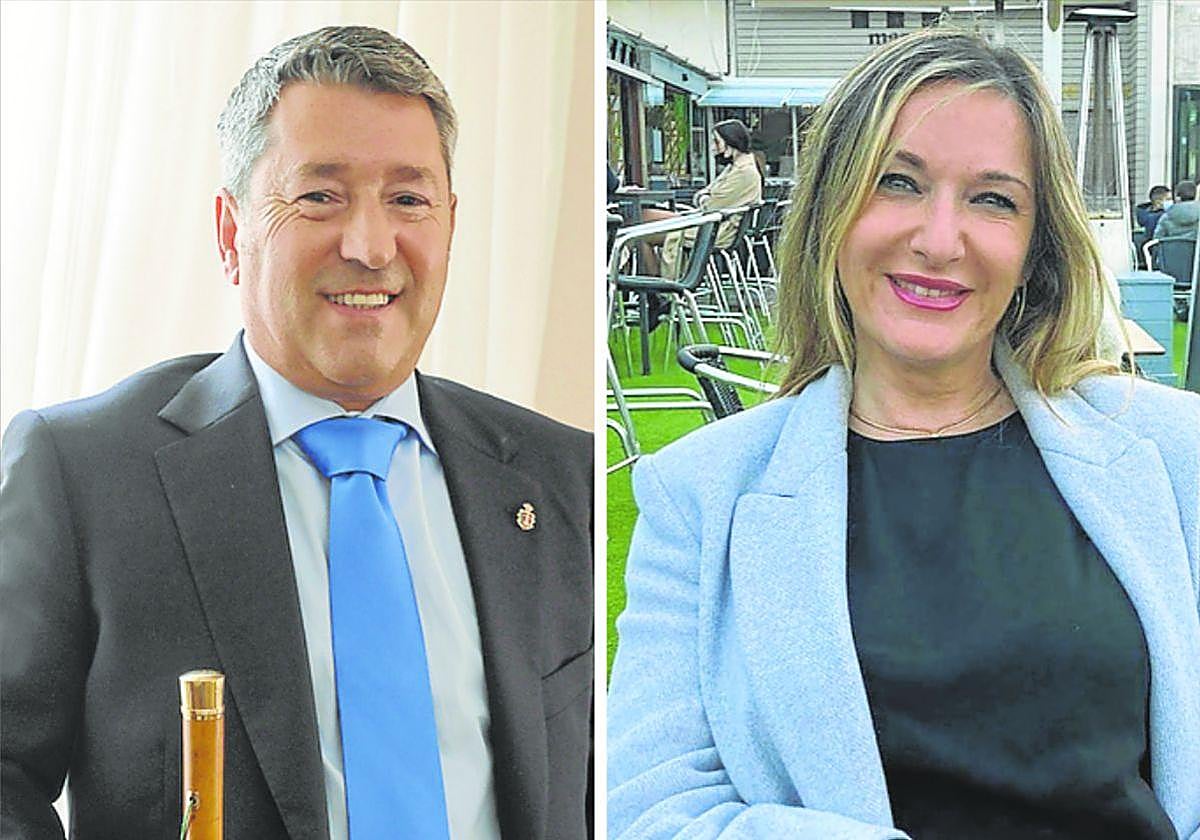 Óscar López (PP) y María Jesús García (PSOE).