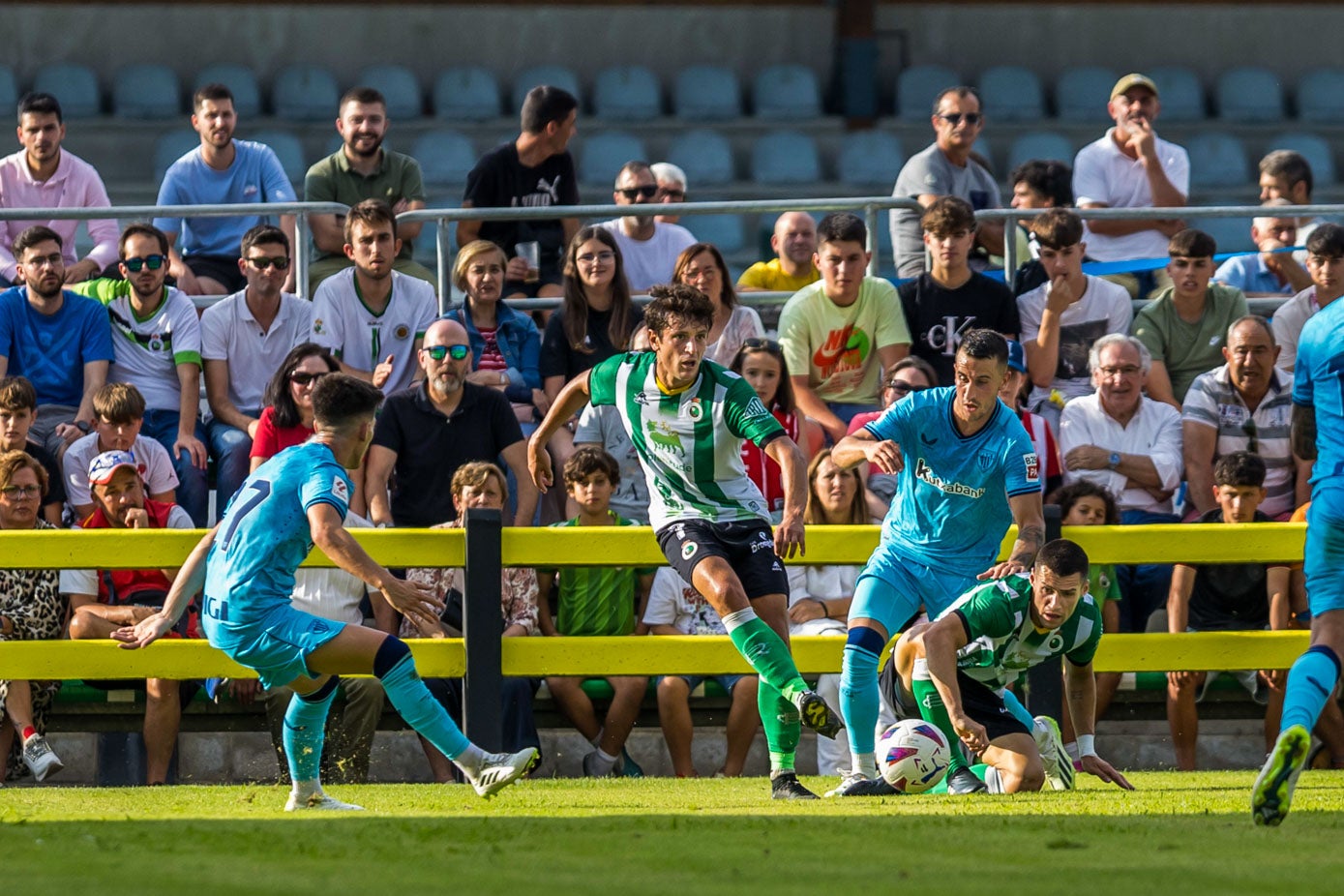 Sangalli, durante una jugada del partido.