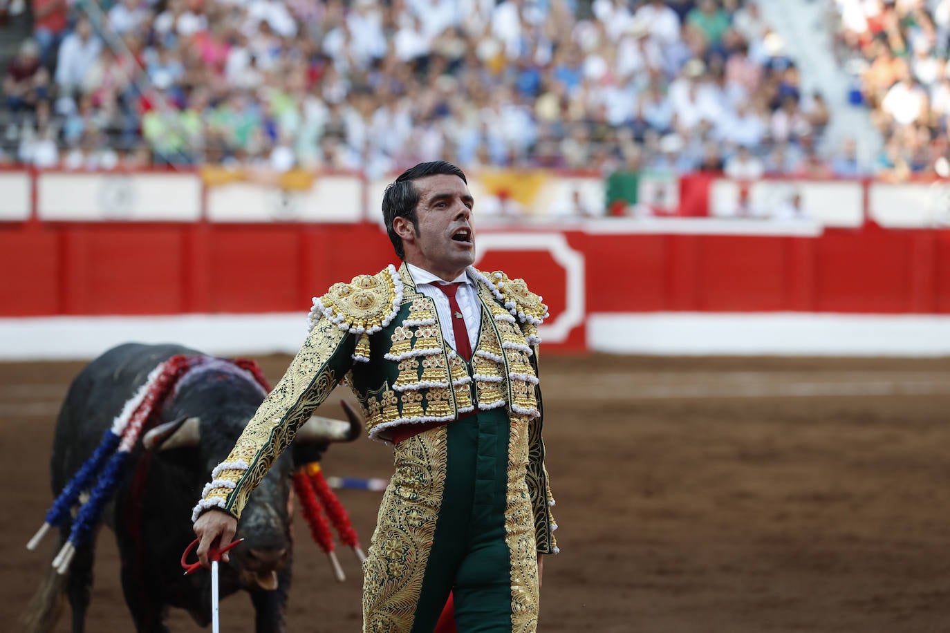 Emilio de Justo se ganó al público santanderino.