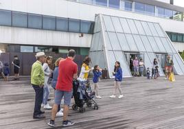 El Museo Marítimo fue una de las opciones para las familias con niños