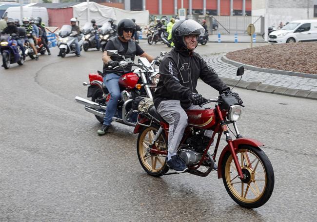 Las motos antiguas, uno de los atractivos.