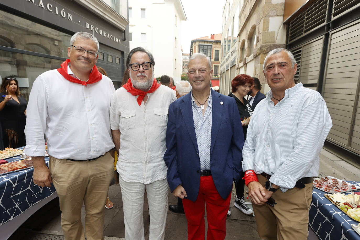 Roberto Revuelta, Miguel Rincón, Julián Crespo y José Ignacio Gutierrez.