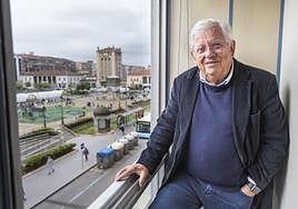 El periodista Fernando Jaúregui, en una de sus recientes visitas a Santander.