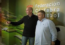 Peláez en una imagen de archivo con Rubiales