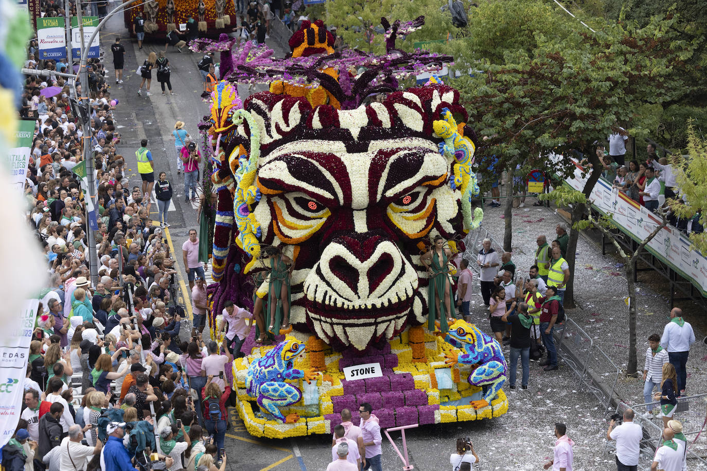 `Stone´, ganadora de la edición 112 de la Batalla de Flores