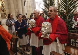 Llegada de las reliquias de los Santos Mártires a la Catedral, esta tarde