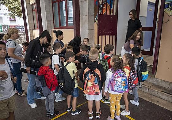 Imagen de la vuelta al cole de septiembre de 2022.