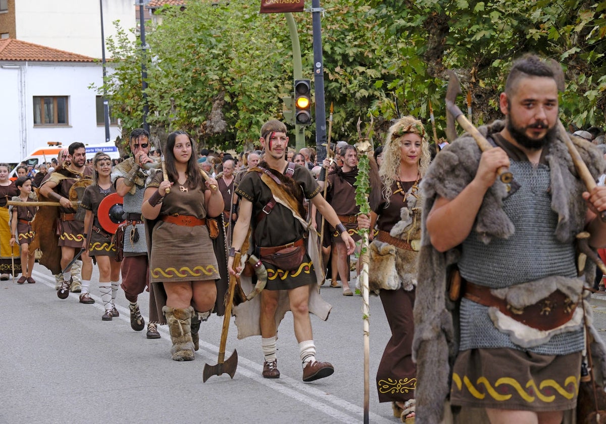 Cántabros y romanos firman la paz en Los Corrales