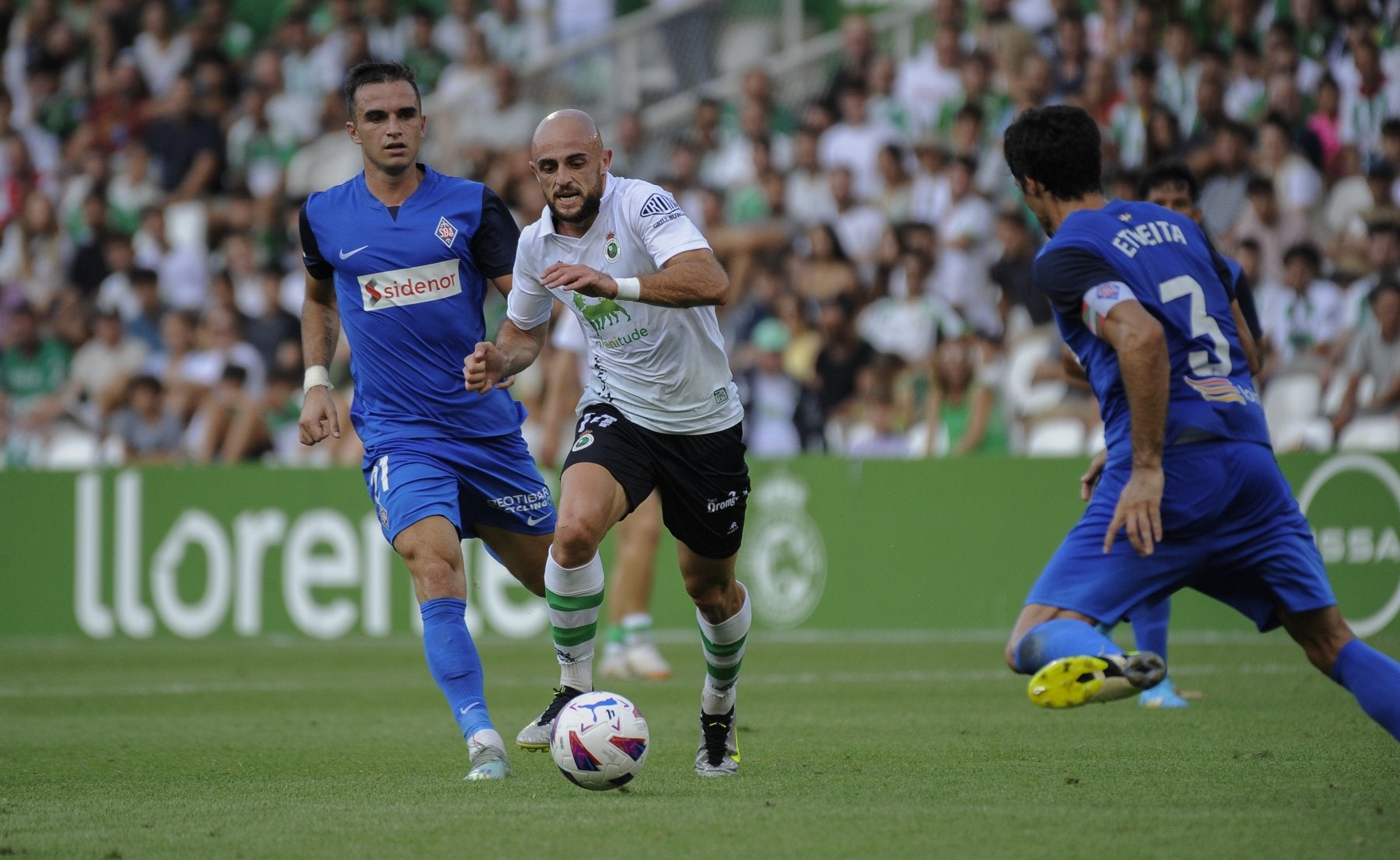 Ekain, durante el partido ante el Amorebieta.