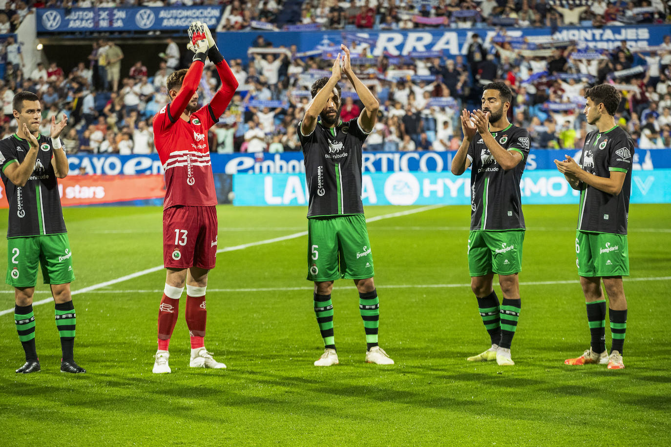 Mantilla, Ezkieta, Germán, Rubén Alves e Iván Morante.