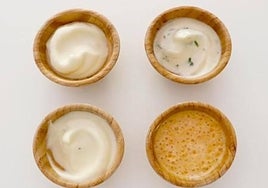 La mayonesa casera es una salsa que admite una elaboración más saludable con huevo cocido.
