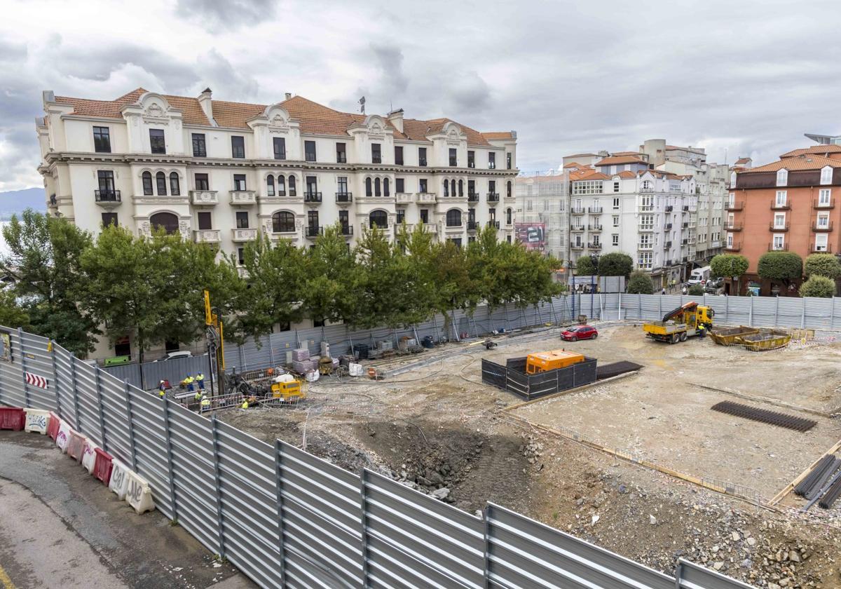 Las obras del Mupac en las parcelas de Puertochico.