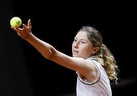 Cristina Bucsa cometió demasiados fallos ayer.