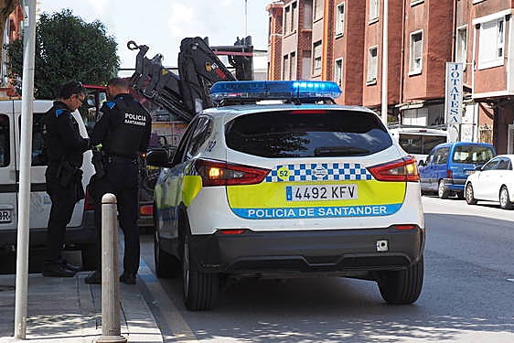 Imagen de archivo de la Policía Local de Santander