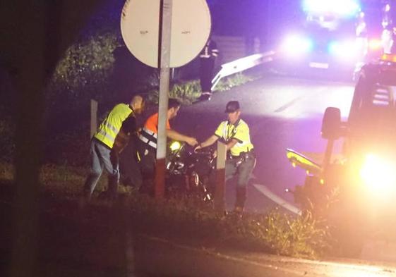 Muere un motorista de 52 años en un accidente de tráfico en la A-67, a la altura de Boo de Piélagos