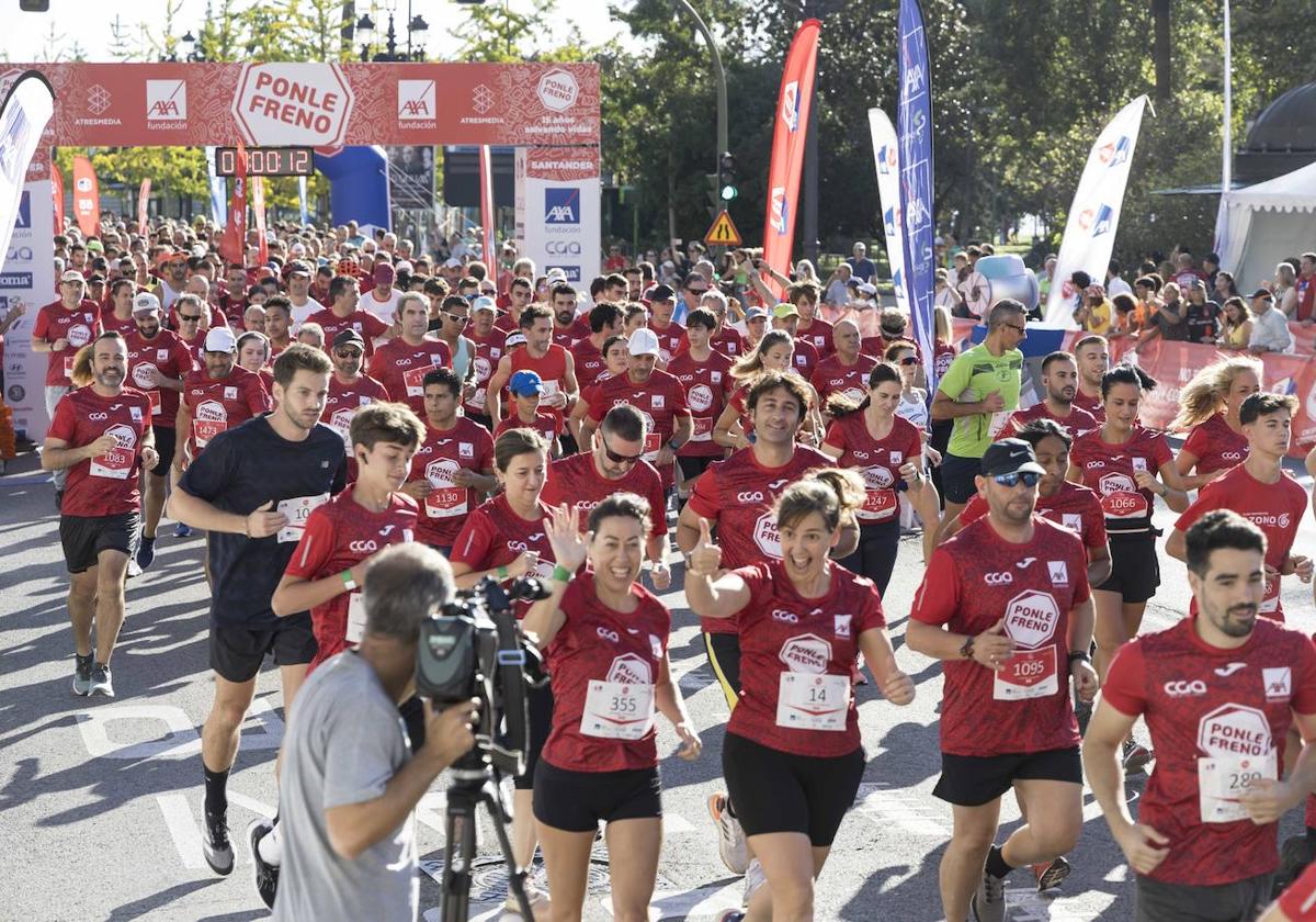 La carrera 'Ponle freno' en Santander bate récord de participación con más de 1.000 corredores