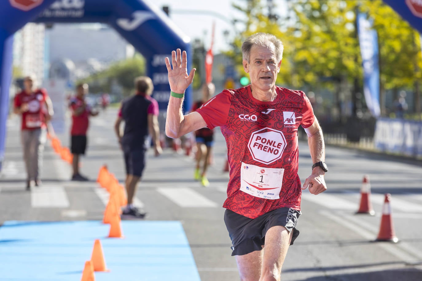 El atleta Abel Antón, padrino de la prueba