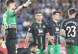 Mario, en el centro, junto a Ezkieta,Aldasoro y Dani Fernández.