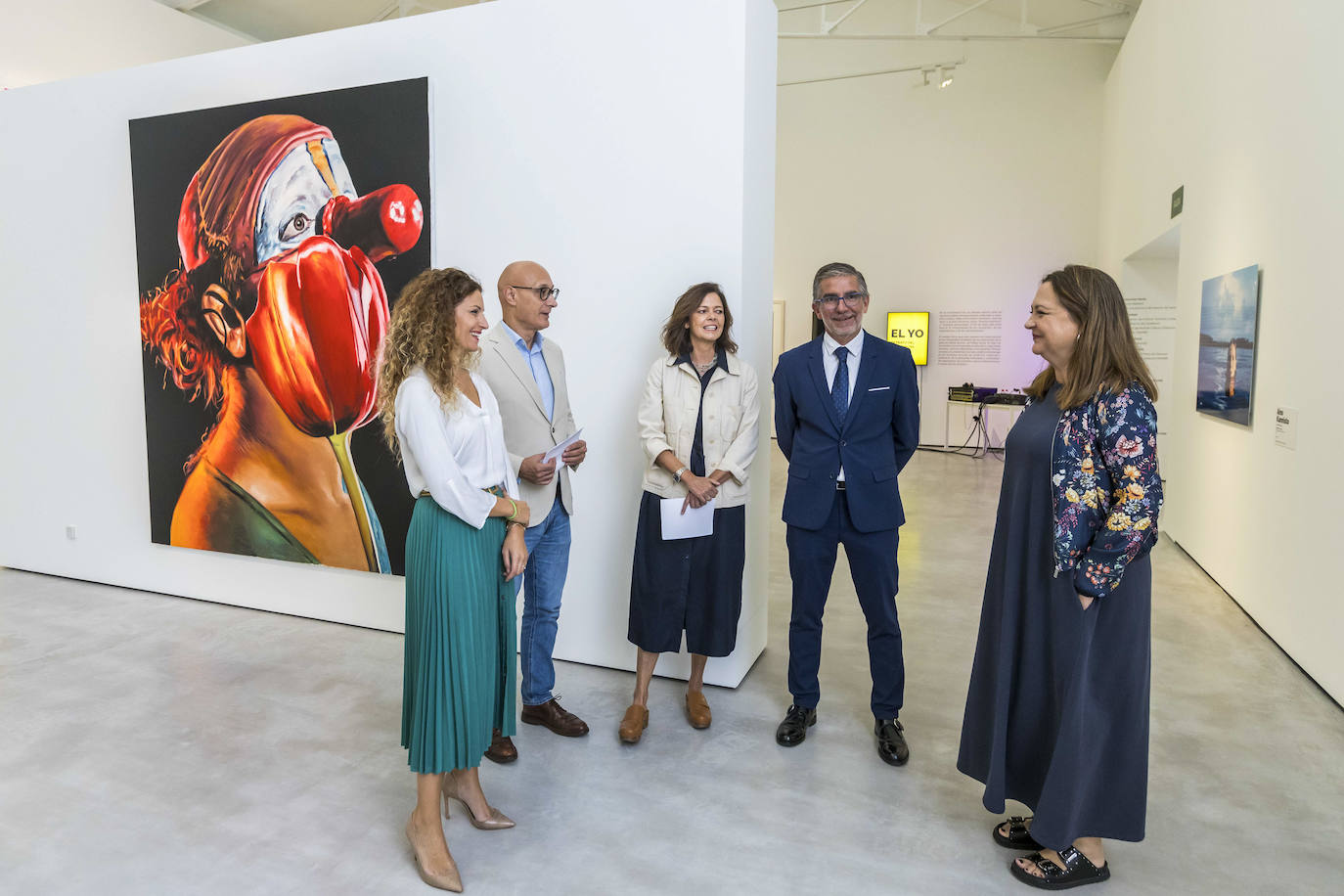 Ainoa Quiñones, González Fuentes, Beatriz Montero de Espinosa, César Díaz y Ángeles Imaña