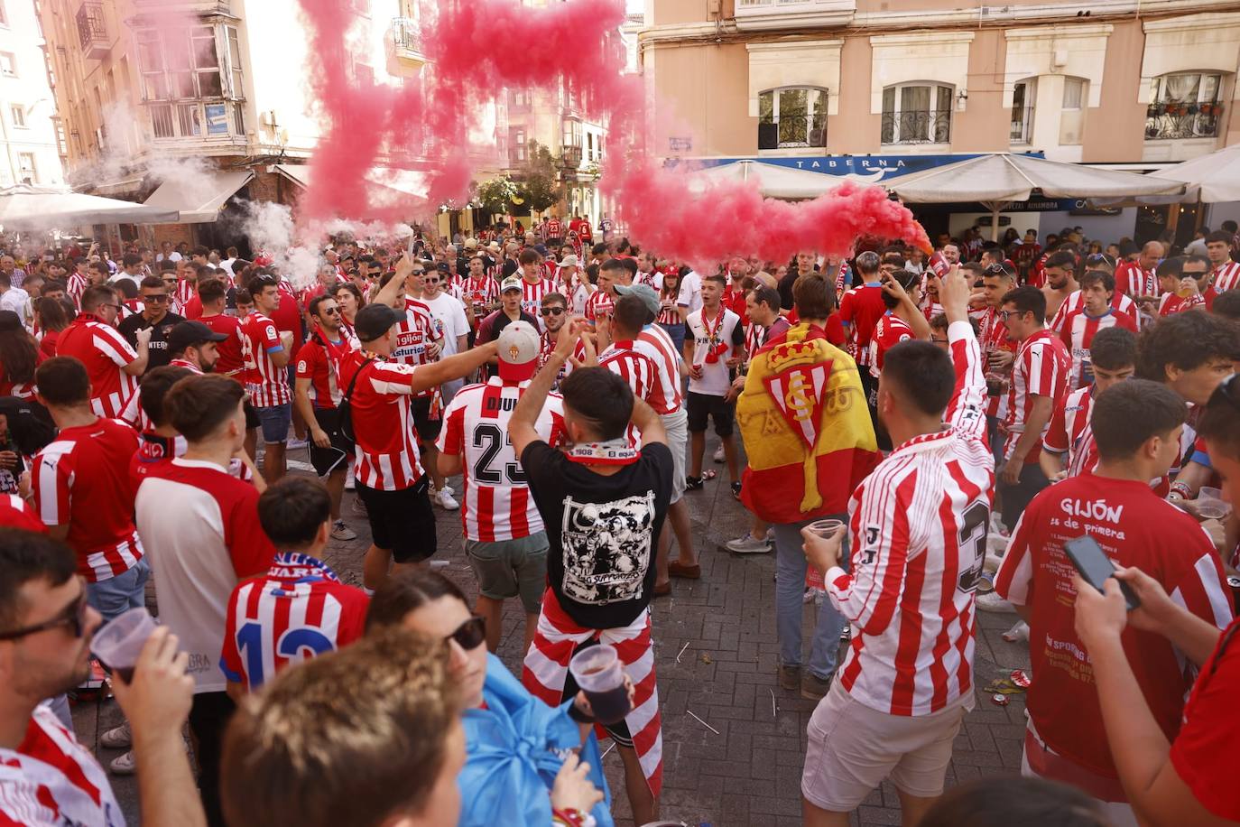 Cañadío, tres horas antes del partido.