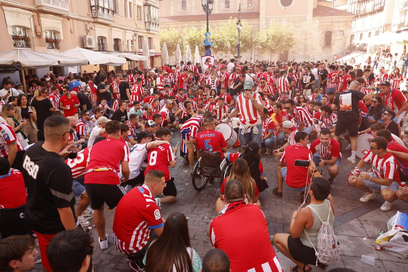 La previa del Racing-Sporting, en imágenes