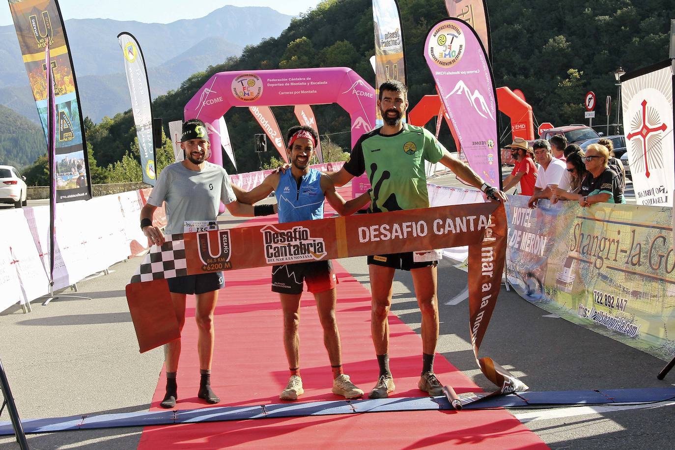 Borja Fernández, Zaid Ait Malek y Fidel Fernández. 