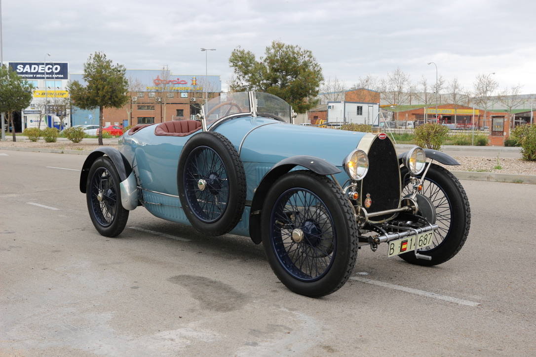 El Bugatti T 30, de 1023, en una de sus salidas por Cantabria.